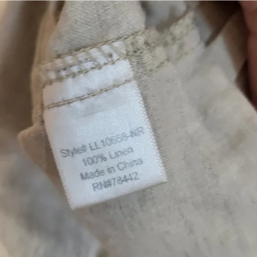 Allen Allen Drawstring Linen Pants - Picture 5 of 6